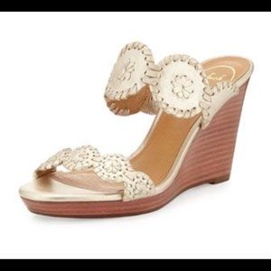 Jack Rogers luccia wedge sandal—worn ONCE